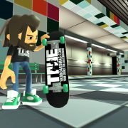 True Skate Mag deck in Subways